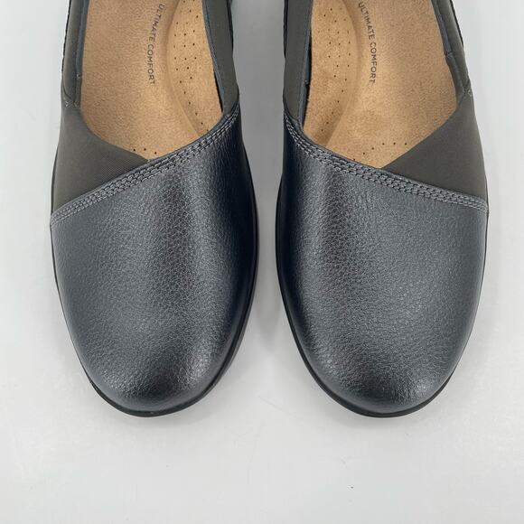 Clark’s Women’s Suttyn Walk Wedge Slip-On Shoes, Black, Sz. 7M Comfort Office - Picture 7 of 14